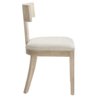 Modway Peregrine Wood and Fabric Upholstered Dining Chairs Set of 2
