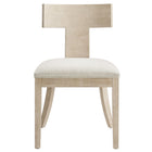 Modway Peregrine Wood and Fabric Upholstered Dining Chairs Set of 2