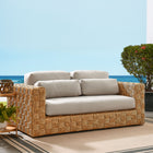 Modway Thames Outdoor Patio Wicker Outdoor Patio Rattan Loveseat