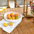 Modway Vienna 7-Piece Outdoor Patio Teak and Rope Dining Set with Armchairs