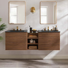 Modway Render 62" Wall-Mount Double Sink Bathroom Vanity