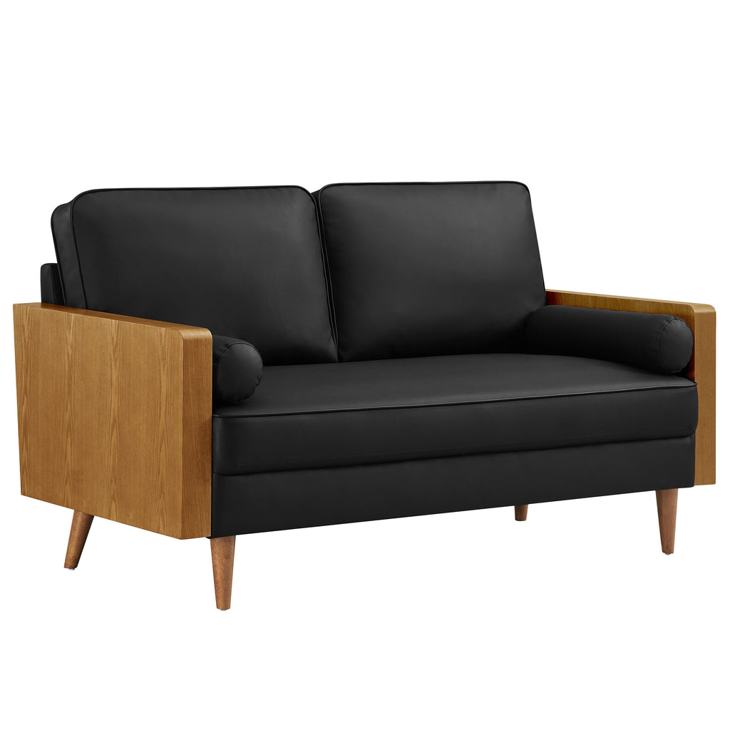 Modway Kellan Vegan Leather Loveseat  