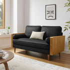 Modway Kellan Vegan Leather Loveseat