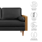 Modway Kellan Vegan Leather Loveseat