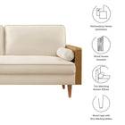 Modway Kellan Performance Velvet Sofa