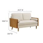 Modway Kellan Performance Velvet Loveseat