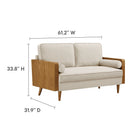 Modway Kellan Performance Velvet Loveseat