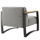 Modway Sauve Outdoor Patio Aluminum and Fabric Armchair