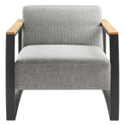 Modway Sauve Outdoor Patio Aluminum and Fabric Armchair