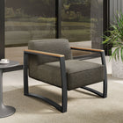 Modway Sauve Outdoor Patio Aluminum and Fabric Armchair