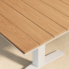 Modway Gavelston 91" Outdoor Patio Aluminum Dining Table