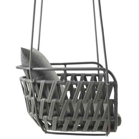 Modway Kaliah Outdoor Patio Aluminum Swing Chair  