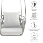 Modway Kaliah Outdoor Patio Aluminum Swing Chair