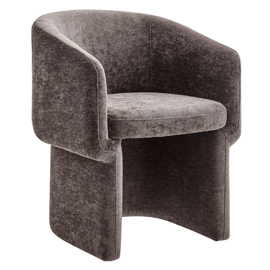 Modway Verity Barrel Back Chenille Dining Armchair  