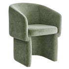 Modway Verity Barrel Back Chenille Dining Armchair  