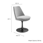 Modway Lippa Swivel Dining Upholstered Side Chair