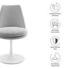 Modway Lippa Swivel Dining Upholstered Side Chair