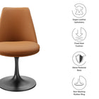 Modway Lippa Swivel Dining Vegan Leather Side Chair