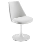 Modway Lippa Swivel Dining Vegan Leather Side Chair  