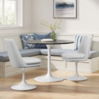 Modway Lippa Swivel Dining Vegan Leather Side Chair