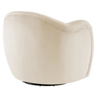 Modway Compose Performance Velvet Swivel Armchair