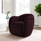 Modway Compose Performance Velvet Swivel Armchair