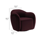 Modway Compose Performance Velvet Swivel Armchair