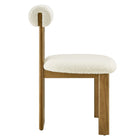 Modway Torian Boucle Fabric Dining Chair Set of 2