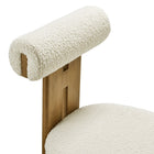Modway Torian Boucle Fabric Dining Chair Set of 2