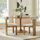 Modway Torian Boucle Fabric Dining Chair Set of 2