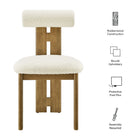 Modway Torian Boucle Fabric Dining Chair Set of 2