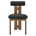 Modway Torian Boucle Fabric Dining Chair Set of 2