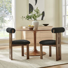 Modway Torian Boucle Fabric Dining Chair Set of 2
