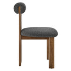 Modway Torian Boucle Fabric Dining Chair Set of 2