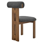 Modway Torian Boucle Fabric Dining Chair Set of 2