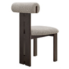 Modway Torian Boucle Fabric Dining Chair Set of 2