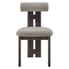Modway Torian Boucle Fabric Dining Chair Set of 2