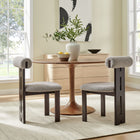 Modway Torian Boucle Fabric Dining Chair Set of 2