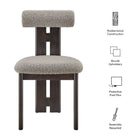 Modway Torian Boucle Fabric Dining Chair Set of 2