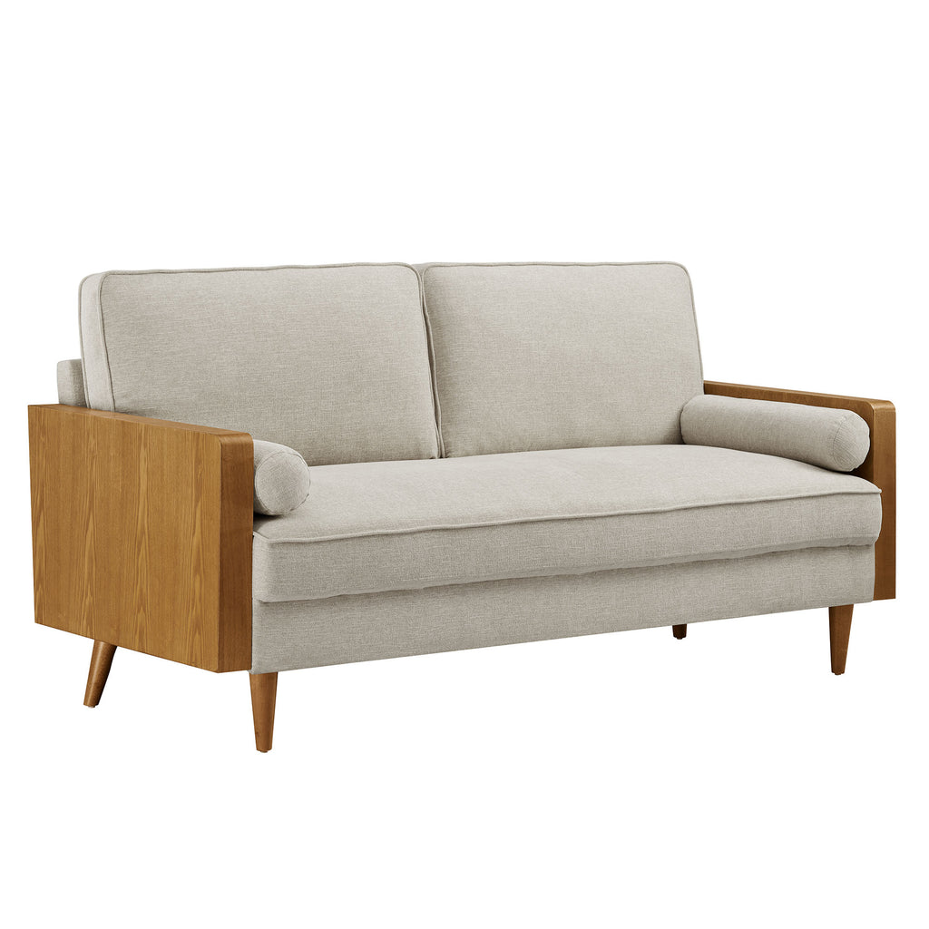 Modway Kellan Heathered Fabric Upholstered Sofa  