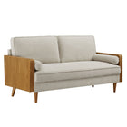 Modway Kellan Heathered Fabric Upholstered Sofa  