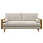 Modway Kellan Heathered Fabric Upholstered Sofa