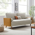 Modway Kellan Heathered Fabric Upholstered Sofa