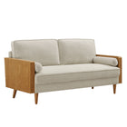 Modway Kellan Heathered Fabric Upholstered Sofa  
