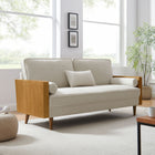 Modway Kellan Heathered Fabric Upholstered Sofa