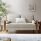 Modway Kellan Heathered Weave Fabric Loveseat