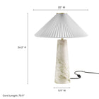 Modway Nera Marble Table Lamp