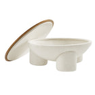 Modway Tridome Round Boucle Upholstered Storage Coffee Table