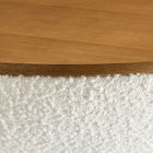 Modway Tridome Round Boucle Upholstered Storage Coffee Table