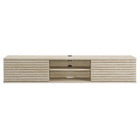 Modway Render 70" Faux Travertine Wall-Mount Media Console TV Stand